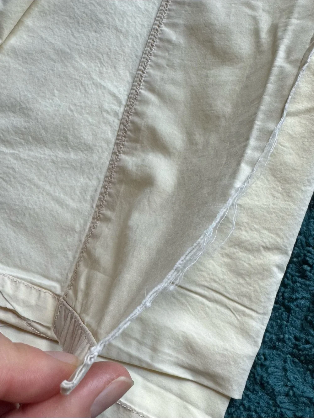 Casper 100% Organic Cotton Percale Flat Sheet King / Cal King in Butter Yellow